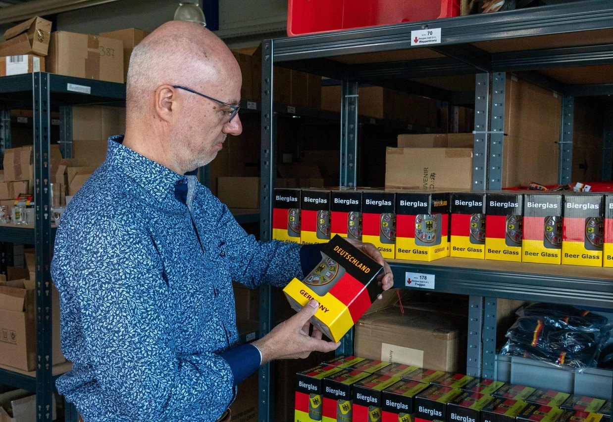 Matthias Amend im Lager