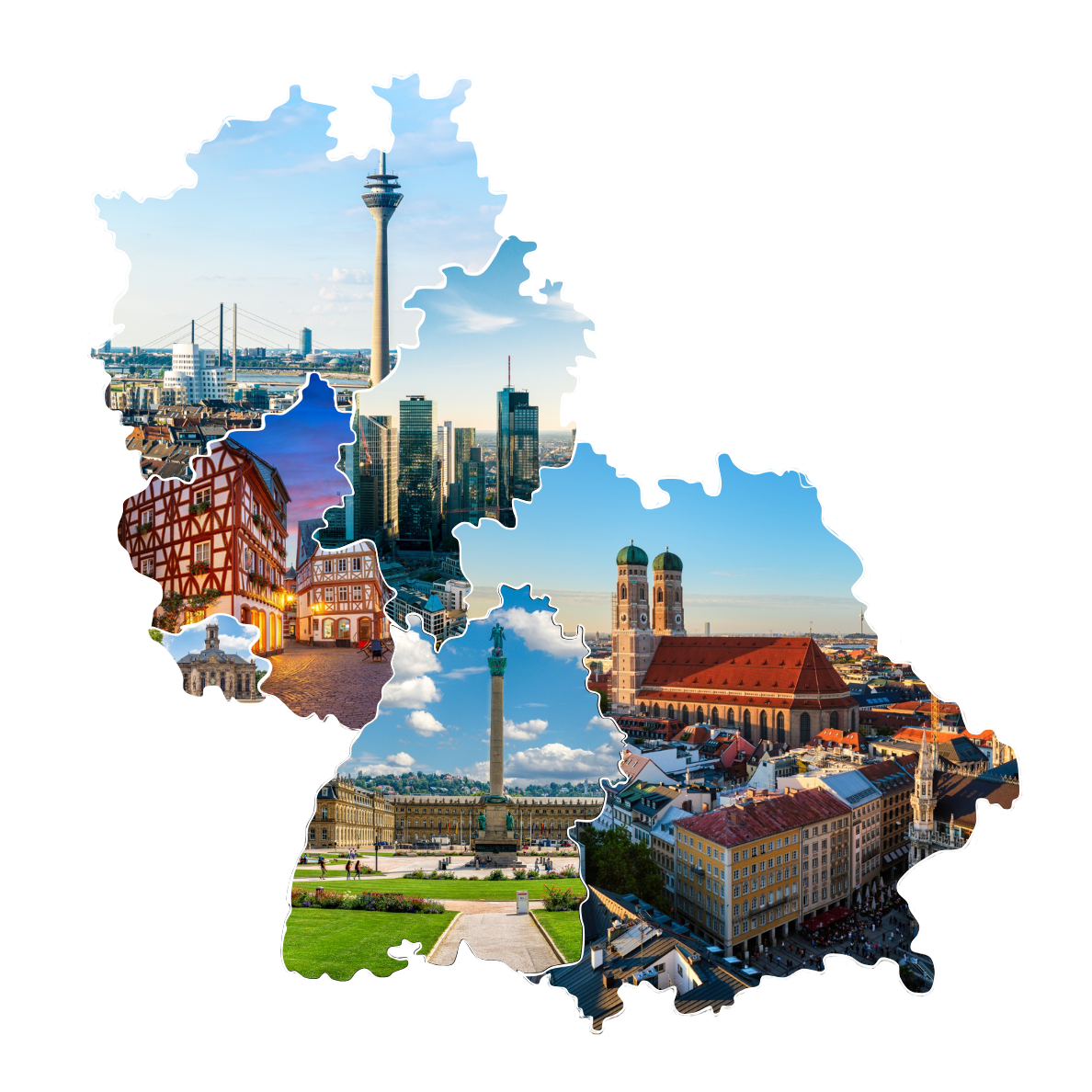 Vertriebsgebiet Süd- und Westdeutschland